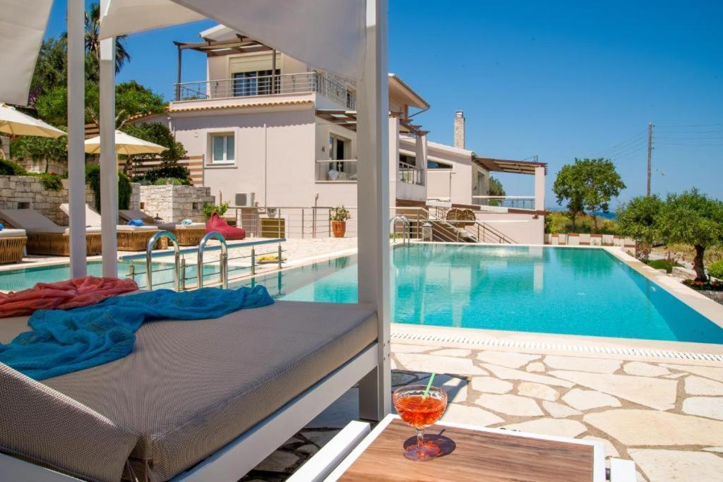 Sea View Suite With Pool Gaios Eksteriør bilde