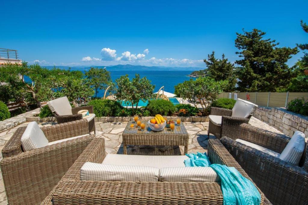 Sea View Suite With Pool Gaios Eksteriør bilde