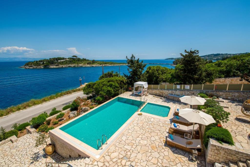 Sea View Suite With Pool Gaios Eksteriør bilde